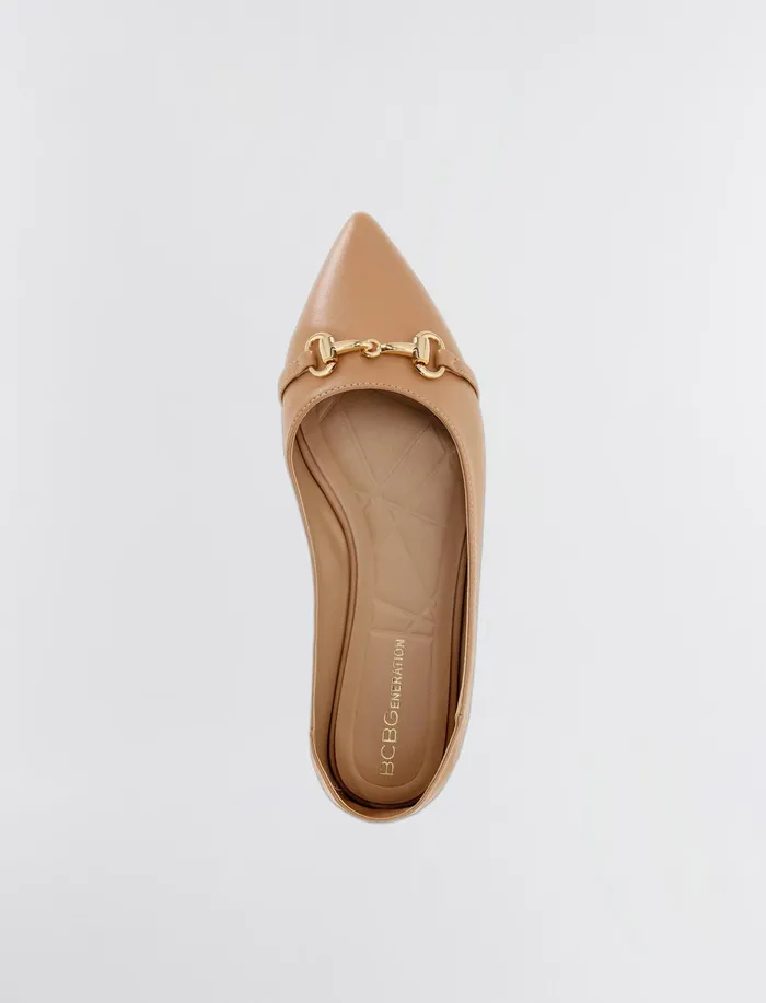 Women Shoes BCBG Tan Kori Convertible Flat Tan