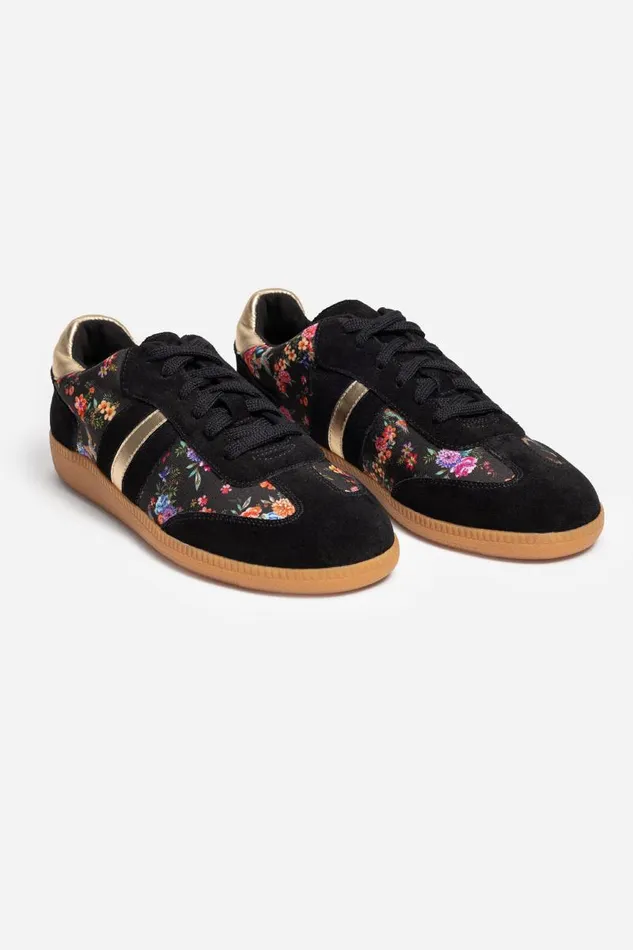 Women Shoes Johnny Was DREAMER SUEDE SNEAKER Black Women Shoes Johnny Was DREAMER SUEDE SNEAKER Black
