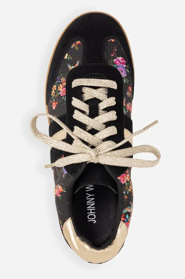 Women Shoes Johnny Was DREAMER SUEDE SNEAKER Black Women Shoes Johnny Was DREAMER SUEDE SNEAKER Black