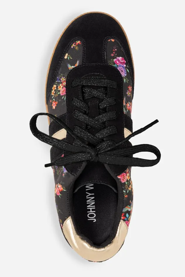 Women Shoes Johnny Was DREAMER SUEDE SNEAKER Black Women Shoes Johnny Was DREAMER SUEDE SNEAKER Black