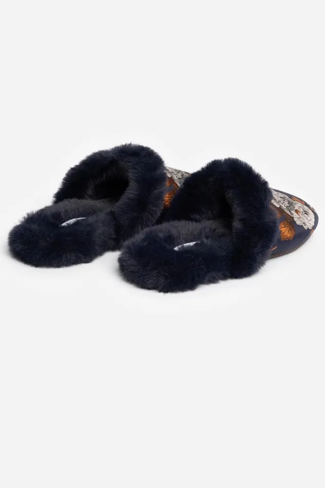 Women Shoes Johnny Was JAQUARD MULE SLIPPER Navy Women Shoes Johnny Was JAQUARD MULE SLIPPER Navy