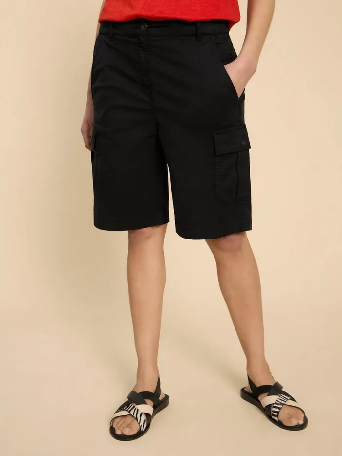 Women SHORTS White Stuff Everleigh Cargo Shorts Pure Black Women SHORTS White Stuff Everleigh Cargo Shorts Pure Black