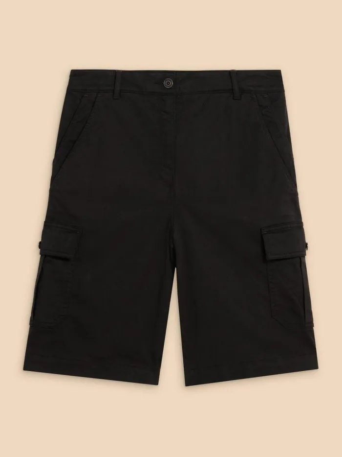Women SHORTS White Stuff Everleigh Cargo Shorts Pure Black Women SHORTS White Stuff Everleigh Cargo Shorts Pure Black