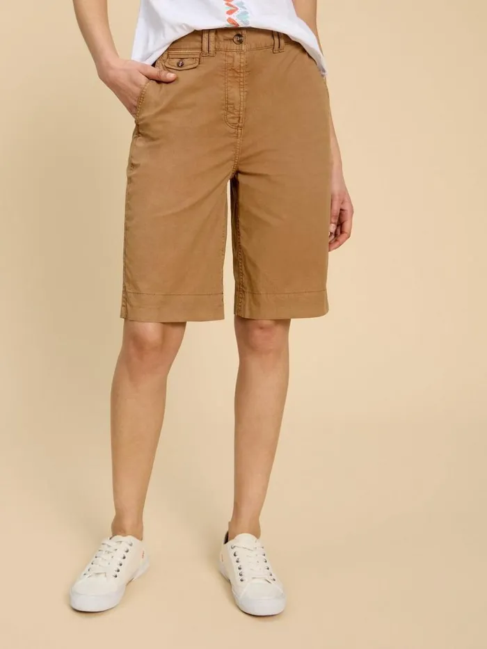 Women SHORTS White Stuff Hayley Organic Cotton Shorts Mid Tan Women SHORTS White Stuff Hayley Organic Cotton Shorts Mid Tan