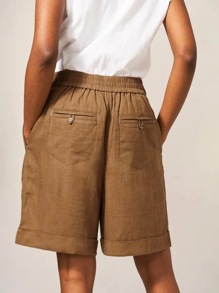 Women SHORTS White Stuff Una Short Dark Natural Women SHORTS White Stuff Una Short Dark Natural