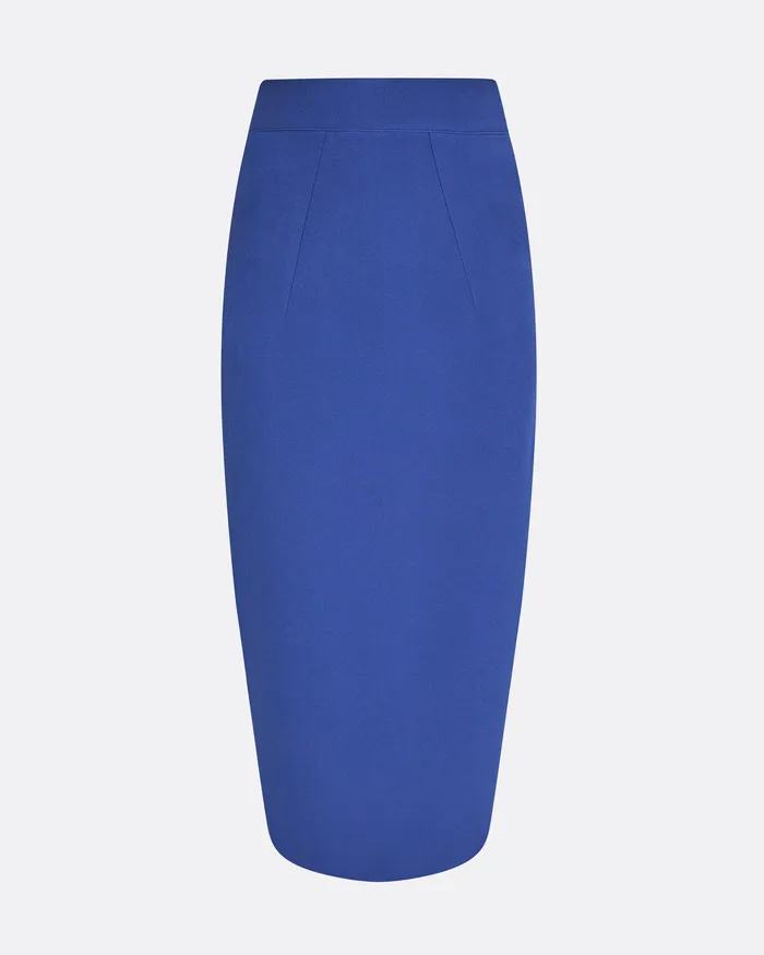 Women Skirts Safiyaa Hokoku Cobalt Blue Skirt Cobalt