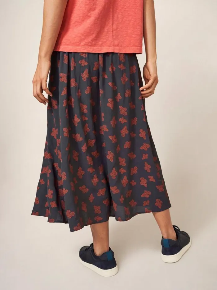 Women SKIRTS White Stuff Aubree Midi Skirt Grey Multi Women SKIRTS White Stuff Aubree Midi Skirt Grey Multi