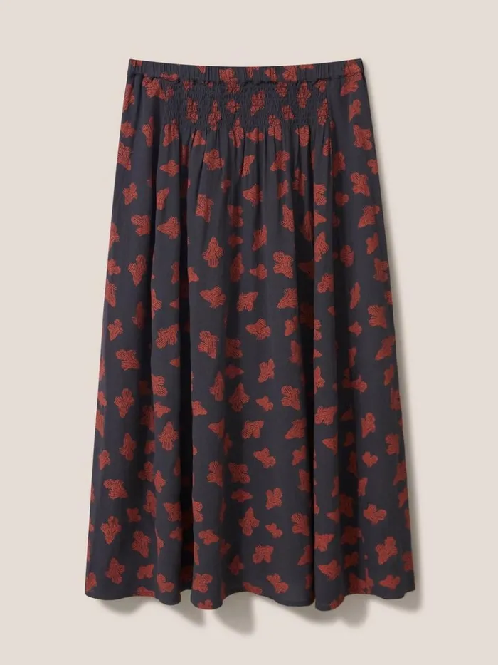 Women SKIRTS White Stuff Aubree Midi Skirt Grey Multi Women SKIRTS White Stuff Aubree Midi Skirt Grey Multi