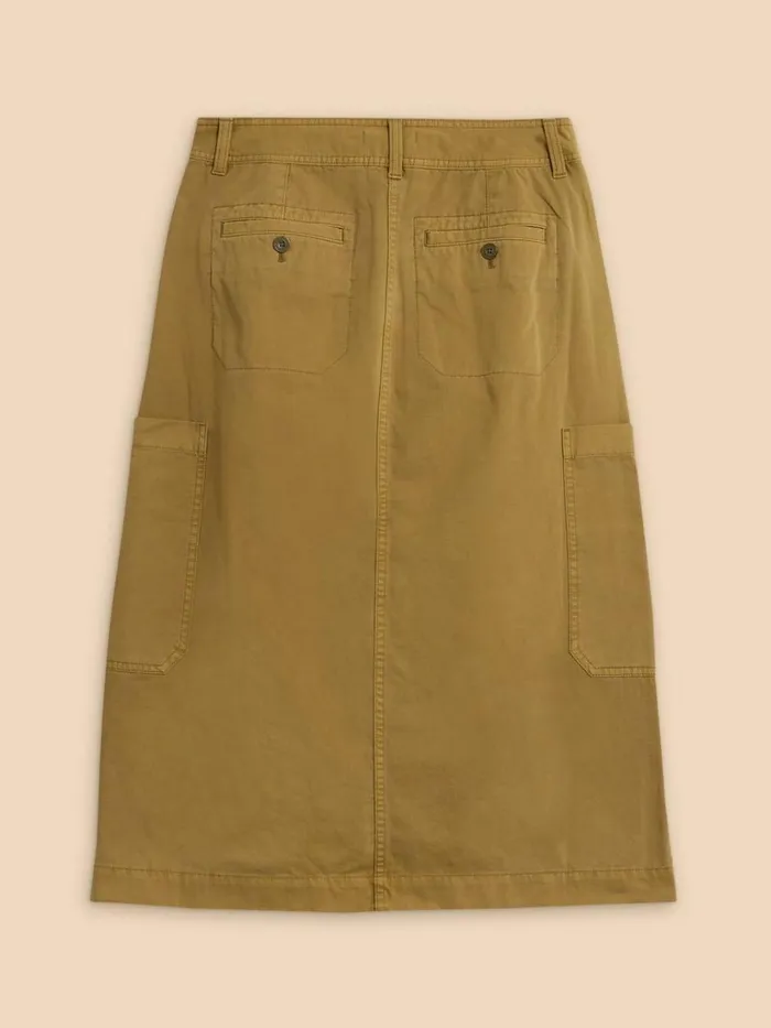 Women SKIRTS White Stuff Carlie Cargo Skirt Khaki Green Women SKIRTS White Stuff Carlie Cargo Skirt Khaki Green