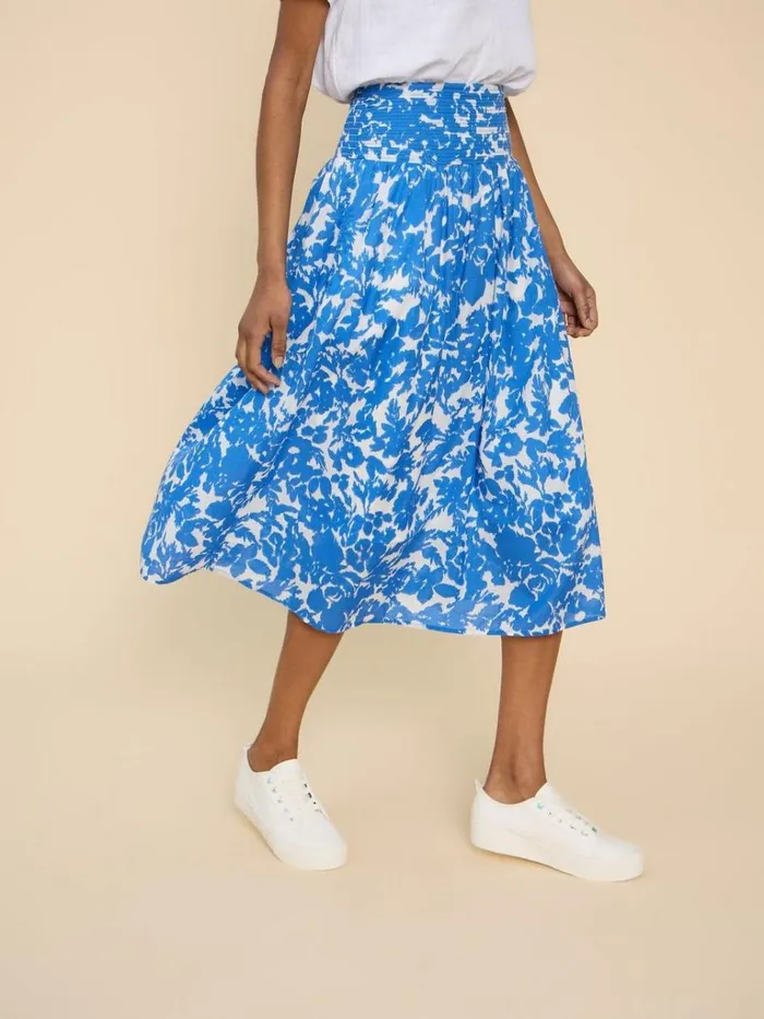 Women SKIRTS White Stuff Maeva Printed Skirt Ivory Print
