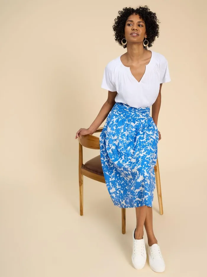Women SKIRTS White Stuff Maeva Printed Skirt Ivory Print Women SKIRTS White Stuff Maeva Printed Skirt Ivory Print