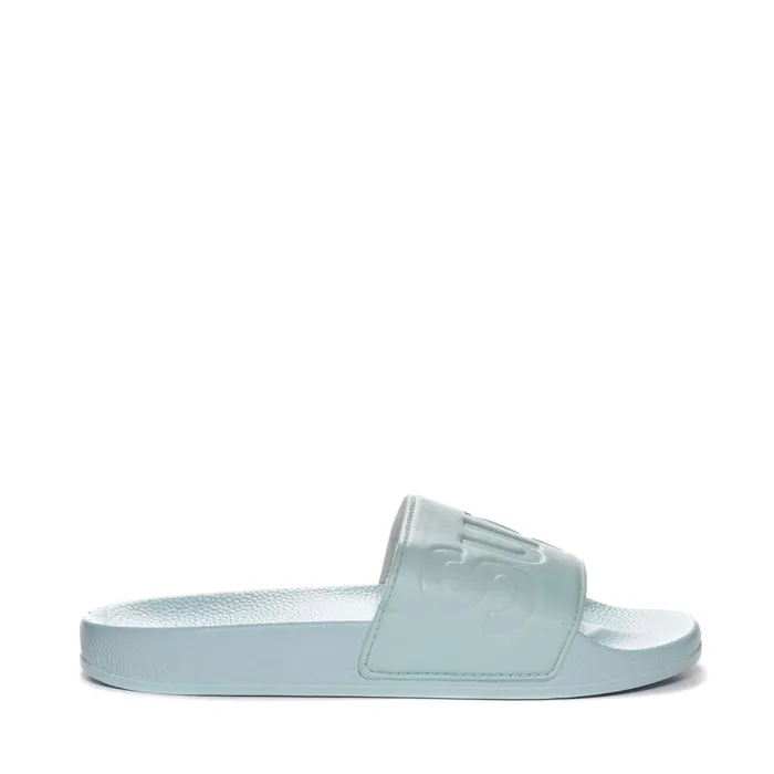 Women Slippers Unisex 1908 SLIDES POLYSOFT SLIDE AZURE ICE Superga Slippers