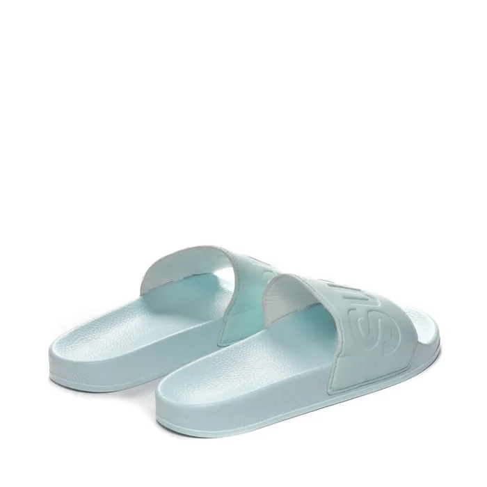 Women Slippers Unisex 1908 SLIDES POLYSOFT SLIDE AZURE ICE Superga Slippers