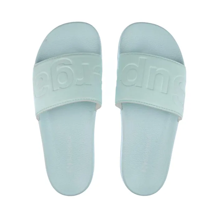 Women Slippers Unisex 1908 SLIDES POLYSOFT SLIDE AZURE ICE Superga Slippers