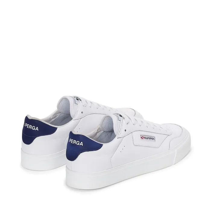 Women Sneakers Unisex 3843 COURT Low Cut WHITEBLUE SPECTRUM Superga Low Cut