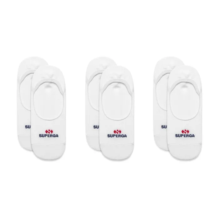 Women Socks Unisex SPNOOS10 LINER 3PACK Inliner WHITE Superga Socks