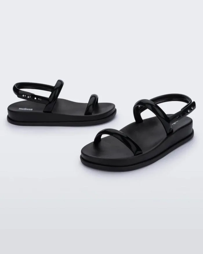 Women Soft Wave Sandal Black Melissa Sandals