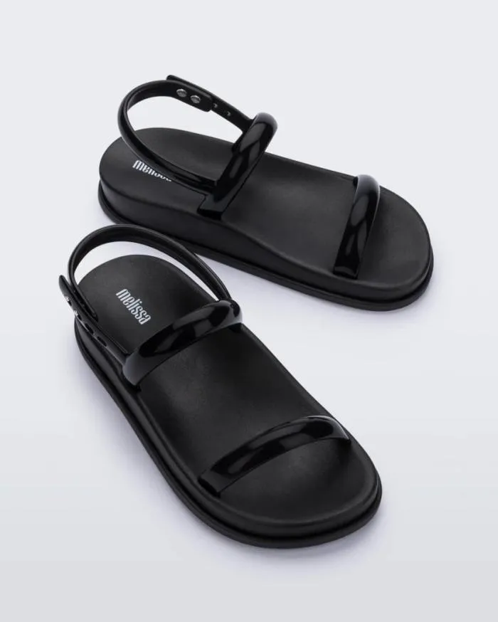 Women Soft Wave Sandal Black Melissa Sandals
