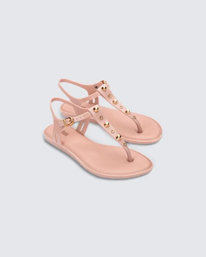 Women Solar Studs Pink Melissa Sandals
