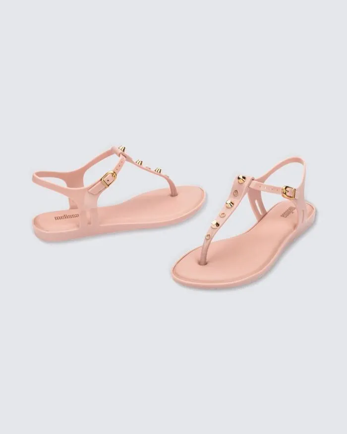 Women Solar Studs Pink Melissa Sandals