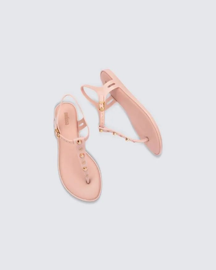 Women Solar Studs Pink Melissa Sandals
