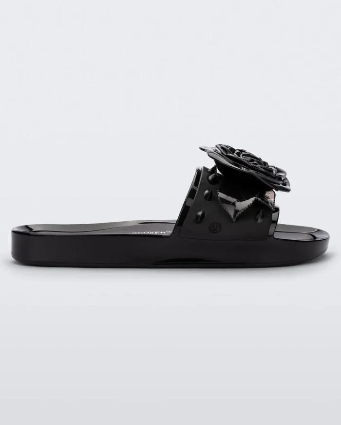 Women Spikes Beach Black Melissa Slides