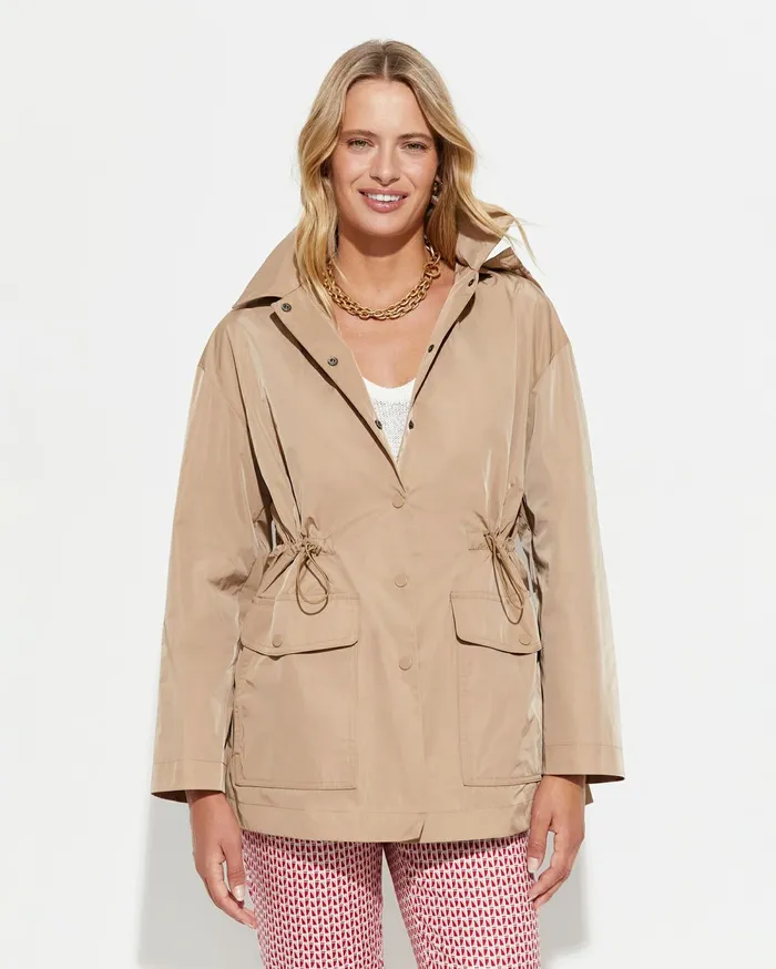 Women Sportscraft Jackets and Vests Adalia Patch Pocket Anorak Hazelnut