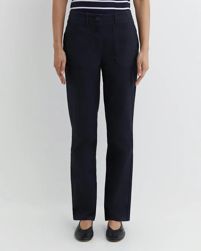 Women Sportscraft Pants Laura Pocket Pant Classic Navy