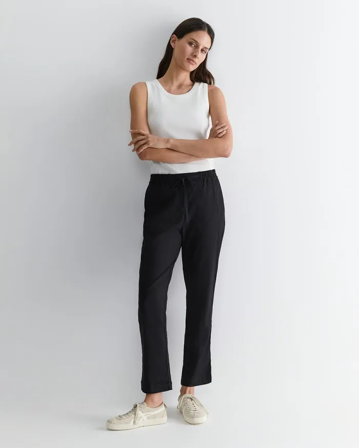 Women Sportscraft Pants Rosa Linen Pant Black