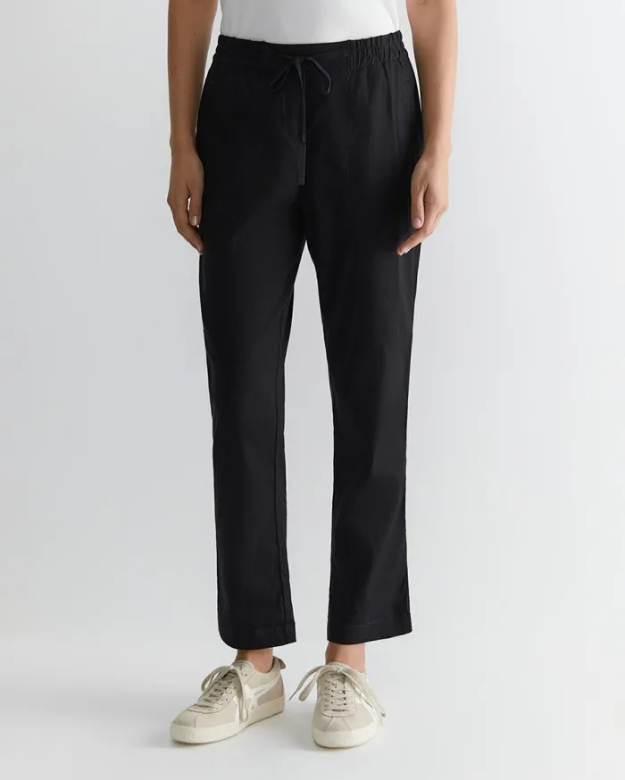 Women Sportscraft Pants Rosa Linen Pant Black