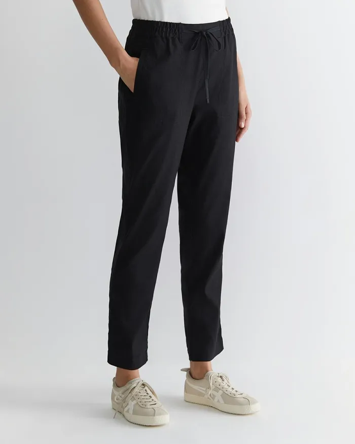 Women Sportscraft Pants Rosa Linen Pant Black