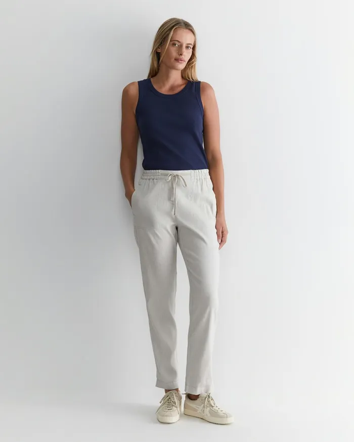 Women Sportscraft Pants Rosa Linen Pant Natural