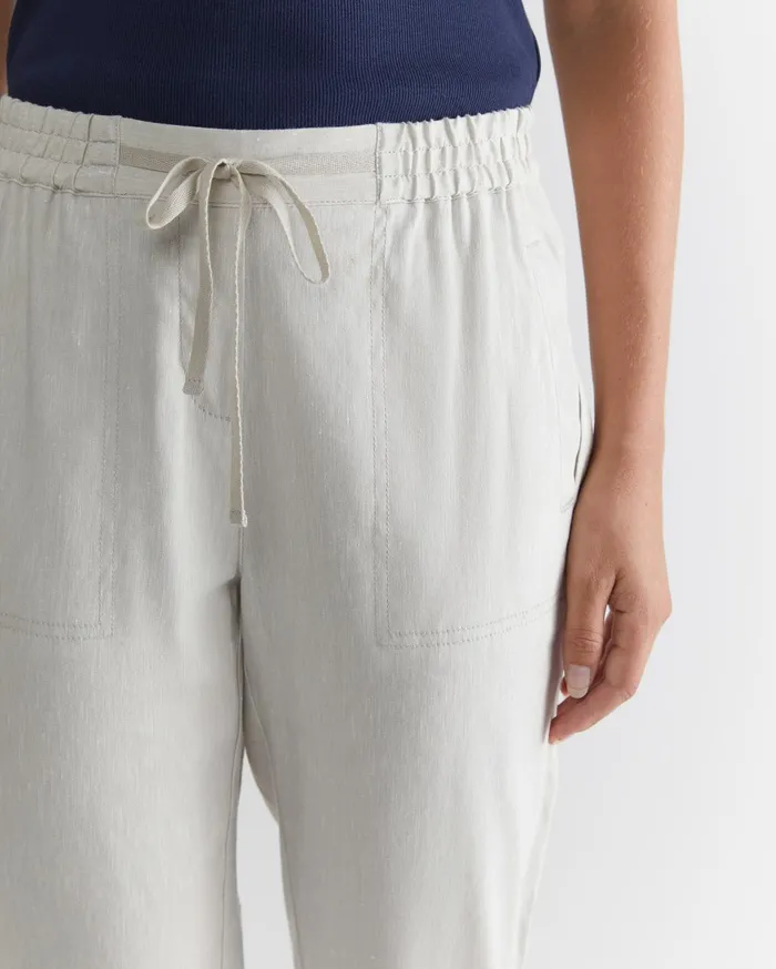 Women Sportscraft Pants Rosa Linen Pant Natural