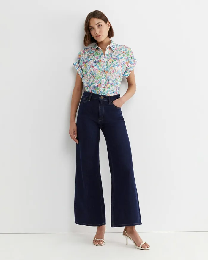 Women Sportscraft Shirts Proposal Short Sleeve Liberty Shirt Multi