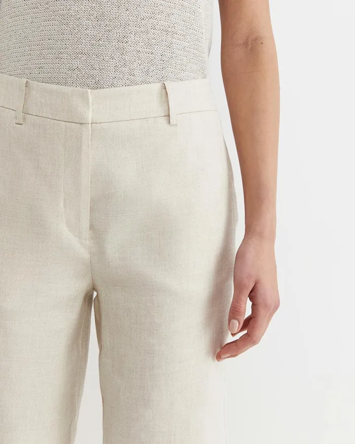 Women Sportscraft Shorts Lena Bermuda Linen Short String