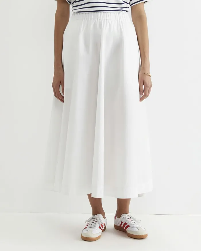 Women Sportscraft Skirts Elina Cotton Maxi Skirt White