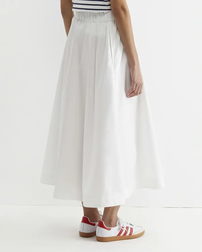 Women Sportscraft Skirts Elina Cotton Maxi Skirt White