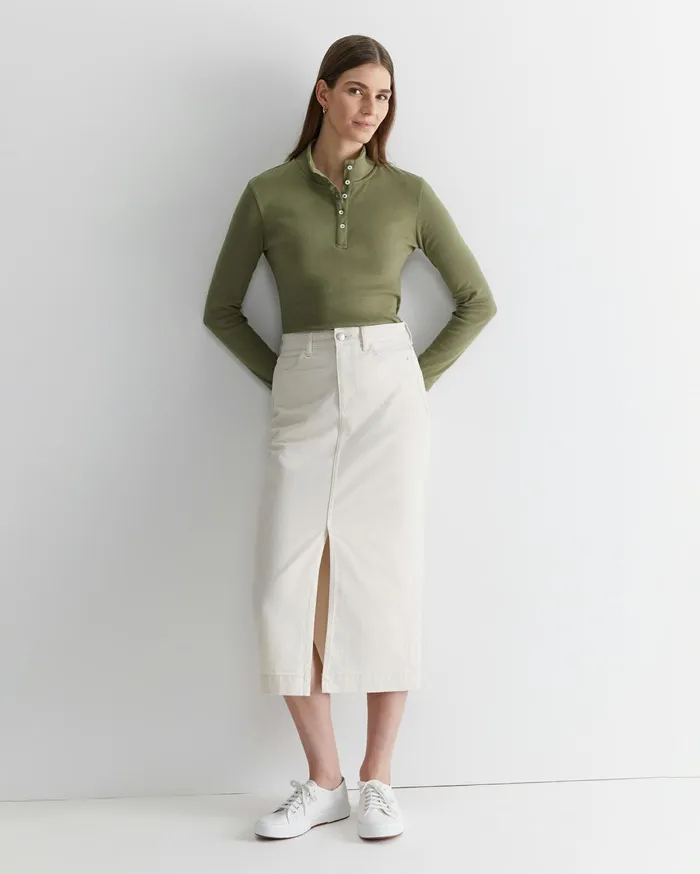 Women Sportscraft Skirts Gabi Midi Skirt Ecru