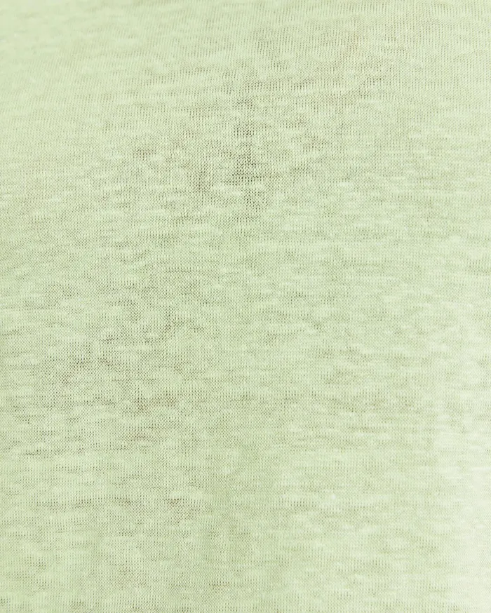Women Sportscraft Tops and Tees Tonia Crew Neck Linen Tee Pear