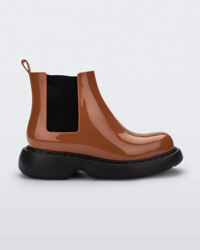Women Step Brownblack Melissa Boots