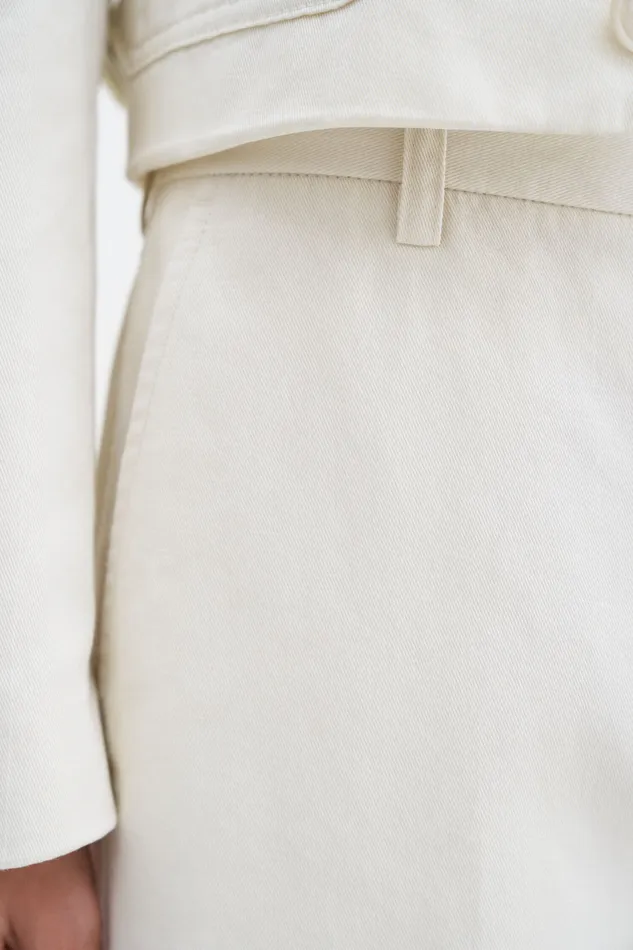 Women Straight Cotton Linen Shorts Bone WhiteWhite Pinstripe Trousers filippak Women Straight Cotton Linen Shorts Bone WhiteWhite Pinstripe Trousers filippak