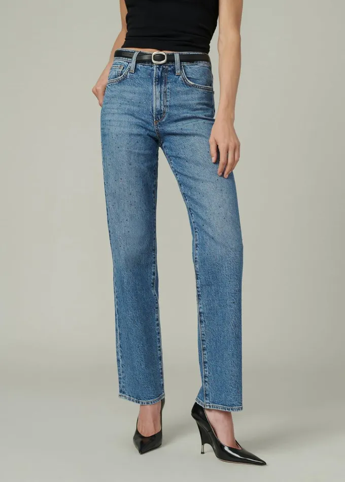Women Straight Joe039s Jeans THE MARGOT Stargaze