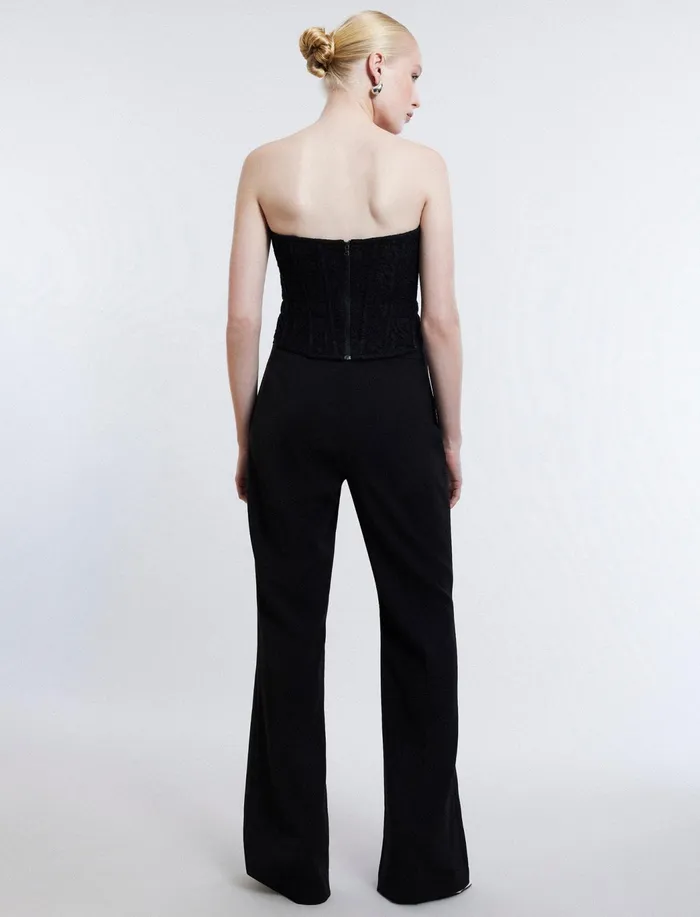 Women Suiting BCBG Essential Tailored Trouser Black