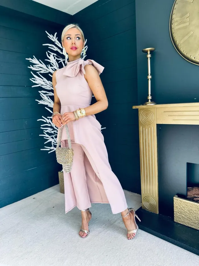 Women Suits and Blazers Canella Lane Grayson Occasion 2 Piece Blush