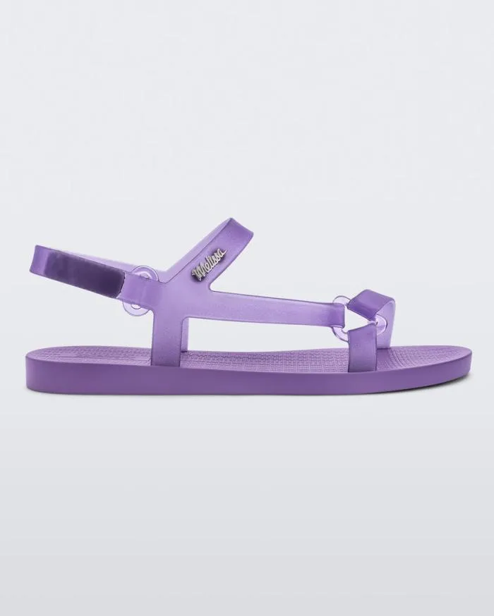 Women Sun Downtown Lilacclear Lilac Melissa Sandals