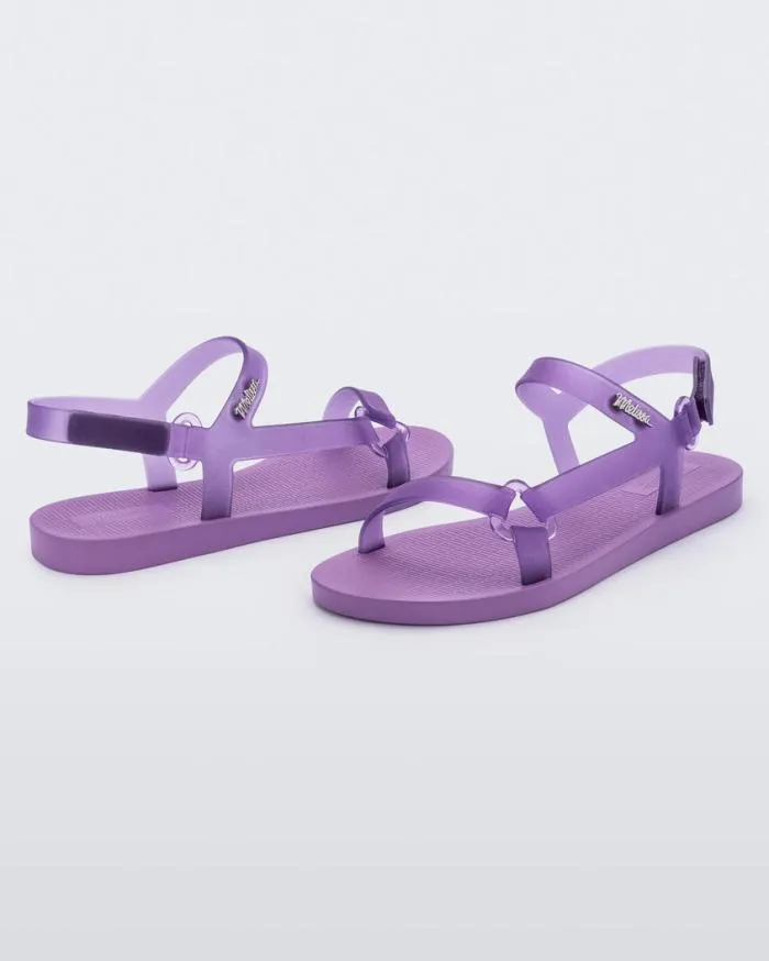 Women Sun Downtown Lilacclear Lilac Melissa Sandals