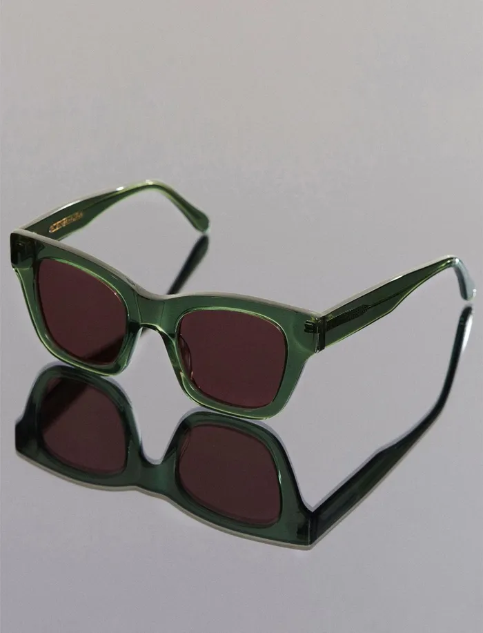 Women Sunglasses BCBG Modern Muse Square Sunglasses Sage