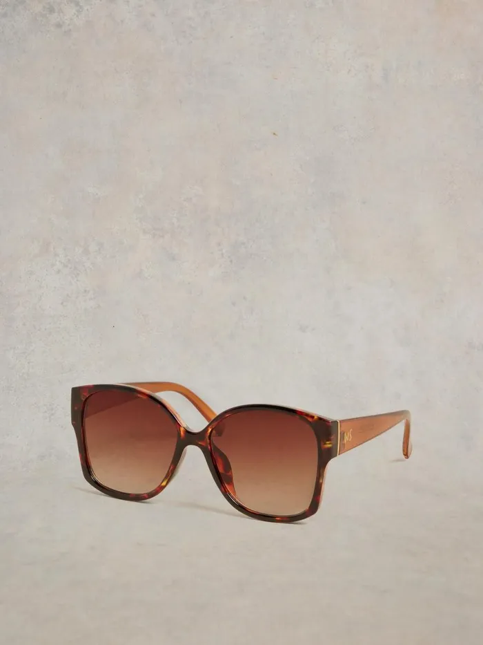 Women SUNGLASSES White Stuff Dee Angled Cateye Sunglasses Orange Multi Women SUNGLASSES White Stuff Dee Angled Cateye Sunglasses Orange Multi