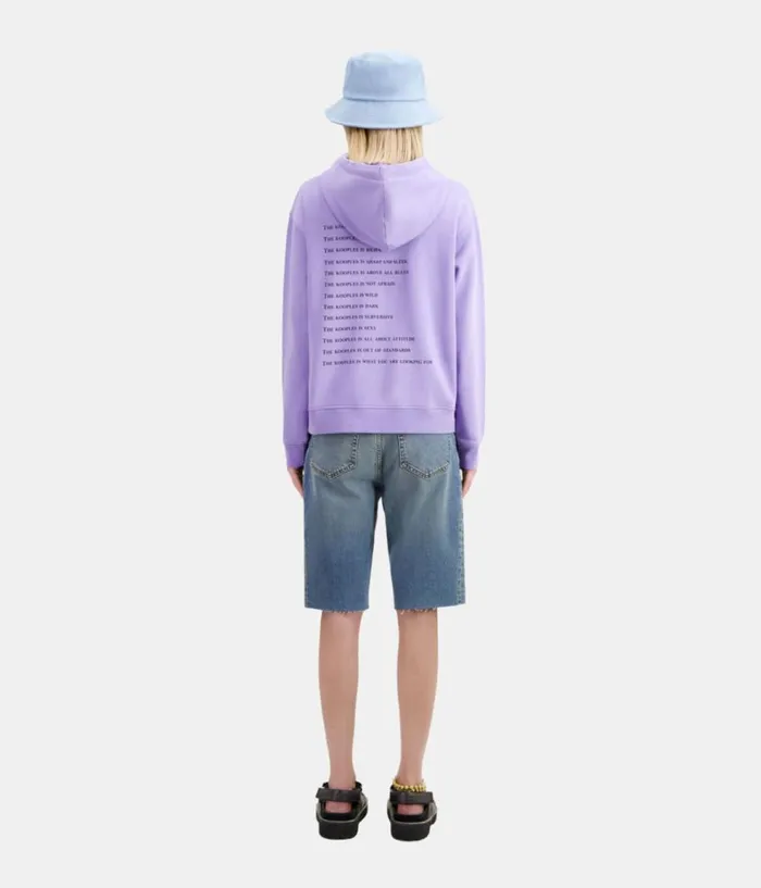 Women Sweatshirts THE KOOPLES Mauve What Is Hoodie Women Sweatshirts THE KOOPLES Mauve What Is Hoodie