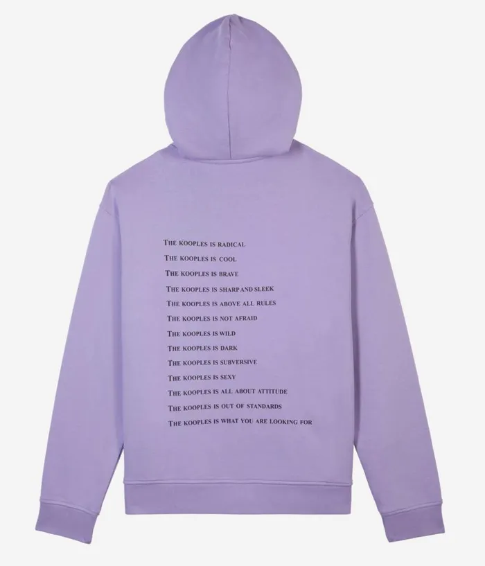 Women Sweatshirts THE KOOPLES Mauve What Is Hoodie Women Sweatshirts THE KOOPLES Mauve What Is Hoodie